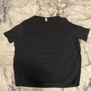 Black lululemon oversized tee size 6